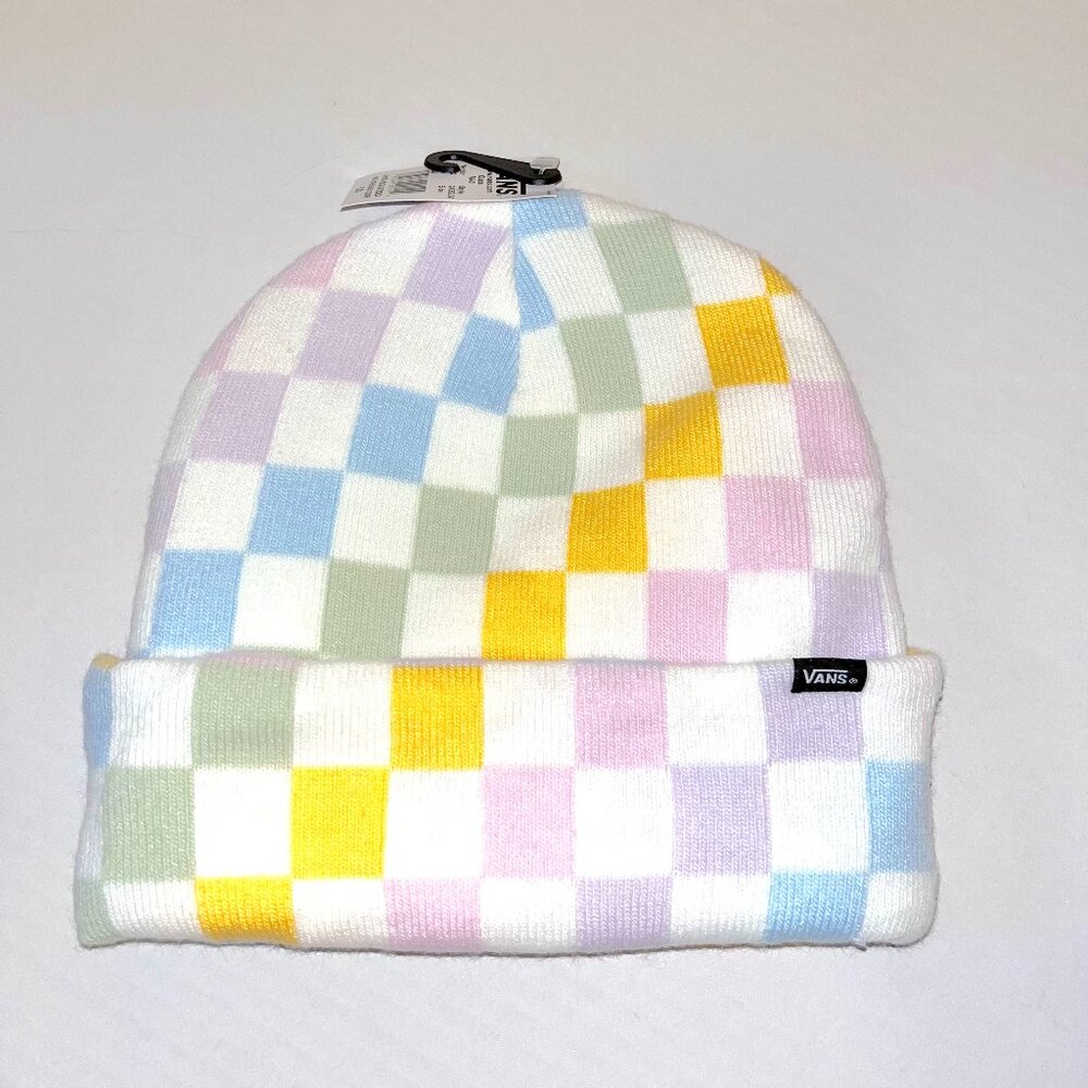 NWT Vans checkerboard beanie hat
